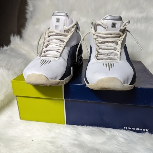 Nike Shox BB4 White Metallic Silver Men\'s Size 9.5 main image 6